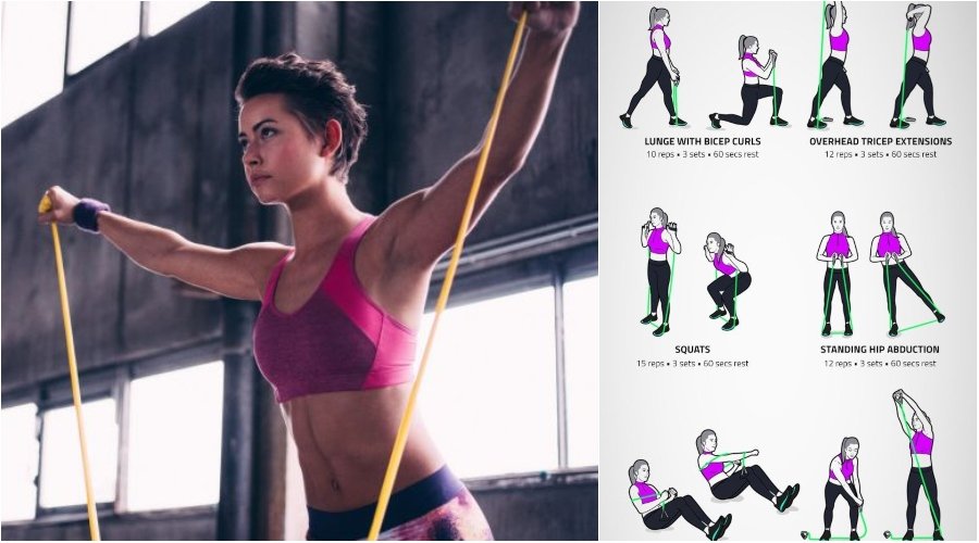 8 shape resistance band exercises