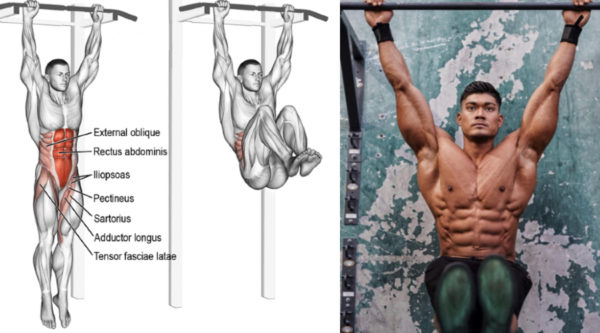 How To Do Hanging Knee Raises: Exercise Guide and Instructions ...