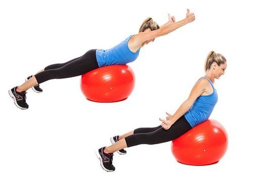 Stability Ball Workout For A Strong Well Defined Core & Legs ...