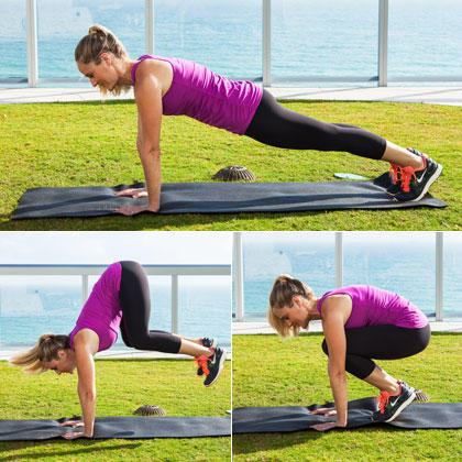 Plank Tuck Jumps