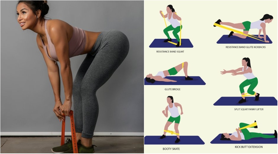 5 Effective Resistance Band Exercises To Help You Achieve A Strong Firm Butt 